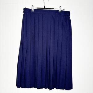 5/$20 - Vintage Navy Blue Mini Skirt - L